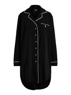 Ночная рубашка Polo Ralph Lauren Sleepshirt, черный