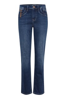 Джинсы с загрузочным кроем PULZ Jeans PZEMMA, синий