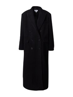 Межсезонное пальто Warehouse Crombie, черный