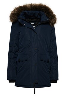 Зимняя парка Superdry Ashley, морской синий