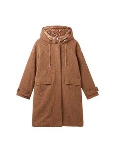 Межсезонное пальто TOM TAILOR, пестрый коричневый