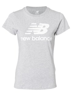 Рубашка new balance, пестрый серый