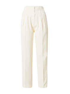 Обычные брюки со складками спереди BOSS Tecla, белый