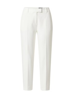 Обычные плиссированные брюки COMMA, от белого