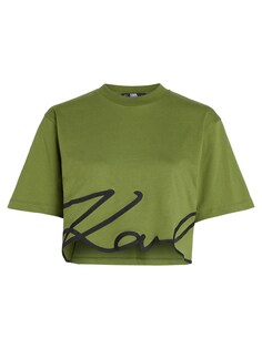 Рубашка Karl Lagerfeld, оливковый
