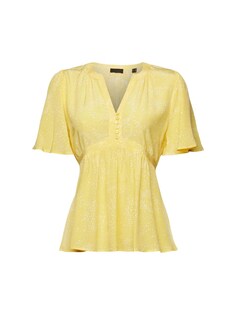 Блузка ESPRIT, светло-желтого