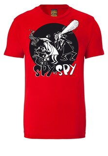 Рубашка LOGOSHIRT Mad - Spy vs Spy, красный