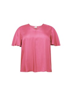 Блузка ONLY Carmakoma CHANTAL, темно-розовый