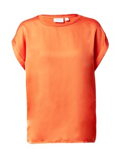 Рубашка VILA, оранжево-красный