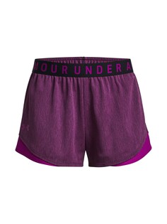 Обычные тренировочные брюки UNDER ARMOUR Play Up 3.0 Twist, слива