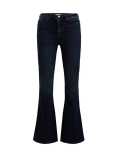 Расклешенные джинсы WE Fashion, темно-синий
