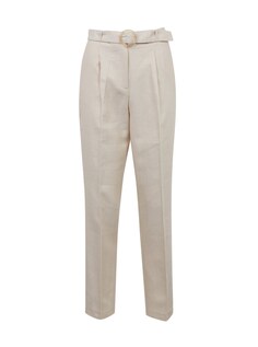 Обычные плиссированные брюки Orsay, светло-бежевый