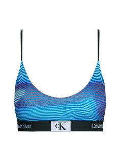 Бюстгальтер без косточек Calvin Klein Underwear, цвет морской волны