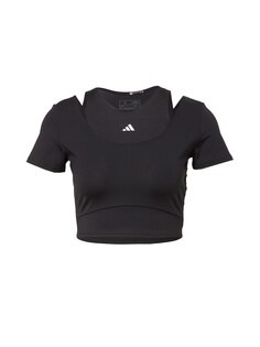 Рубашка для выступлений Adidas Hiit Aeroready, черный