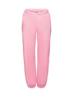 Зауженные брюки ESPRIT, розовый