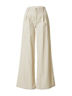 Широкие брюки со складками спереди Urban Classics, светло-бежевый