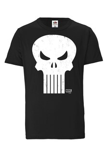 Рубашка LOGOSHIRT Marvel Comics - Punisher, черный