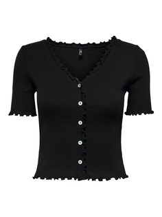 Рубашка ONLY Laila Button, черный
