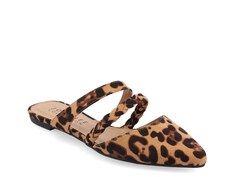 Мюли Journee Collection с острым носком, леопардовый