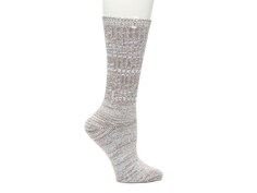 Носки UGG Rib Knit круглой вязки, бежевый/светло-серый