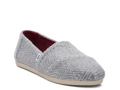 Эспадрильи женские Toms Alpargata с эластичной вставкой, серый