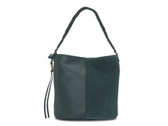 Кожаная сумка-мешок Lucky Brand Salz, темно-зеленый