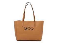 Сумка-тоут Alexander McQueen с логотипом MCQ, коричневый