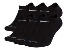 Носки мужские Nike с хлопковой подкладкой, 6 пар, черный
