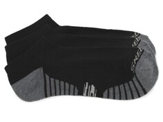 Носки мужские Skechers с мягкой подкладкой, 3 штуки, черный