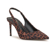 Туфли с ремешком на пятке Jessica Simpson Souli, коричневый с леопардовым принтом
