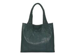 Кожаная сумка-тоут Lucky Brand Mina, темно-зеленый