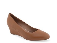 Туфли-лодочки Aerosoles Iris Wedge, коричневый