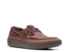 Туфли-лодочки Clarks Higley с завязками, темно-коричневый