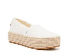 Слипоны женские Toms Valencia Espadrille, белый