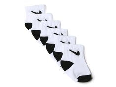 Носки Nike до щиколотки с логотипом 6 шт, серый/белый