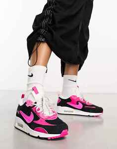 Кроссовки Nike Air Max 90 Futura, черный/розовый