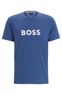 Футболка Boss Large Logo, голубой