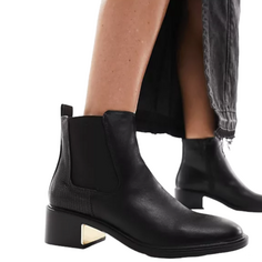 Ботинки New Look Heeled Chelsea, черный