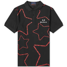 Поло Fred Perry x Pleasures Star, черный