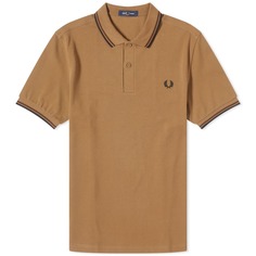 Рубашка-поло Fred Perry с двумя кончиками, черный