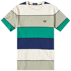 Футболка с яркими полосками Fred Perry