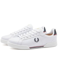 Кожаные кроссовки Fred Perry B722, белый/темно-синий