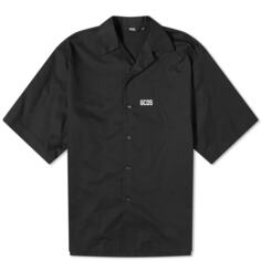 Рубашка для боулинга с логотипом GCDS, черный