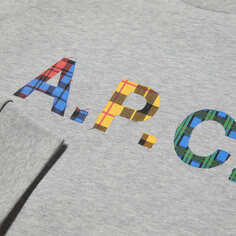 A.P.C. Свитшот с логотипом Shaun Tartan