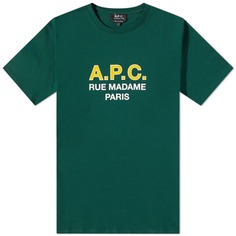 A.P.C. Футболка с логотипом Madame