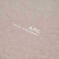 A.P.C. Товар: Свитшот с логотипом, бежевый
