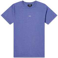 A.P.C. Нефритовая футболка, фиолетовый