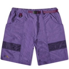 Нейлоновые шорты Gramicci x Adsum, фиолетовый