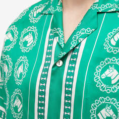 Рубашка Gucci Bowling Aloha, зеленый