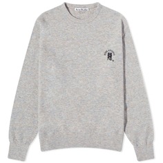 Свитер Acne Studios Kiza Alpaca Logo Crew Knit